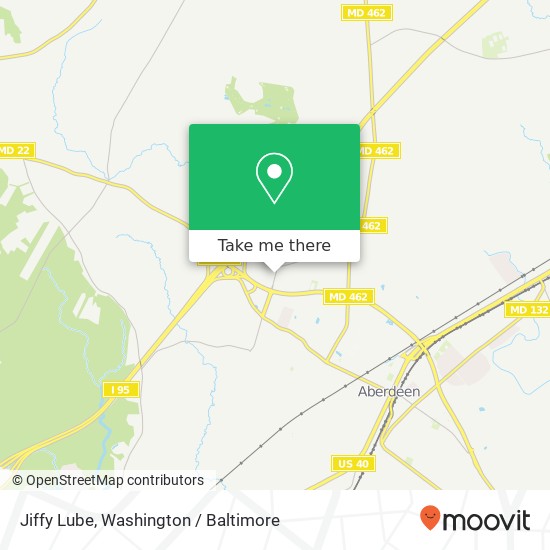 Jiffy Lube map