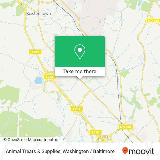 Animal Treats & Supplies map