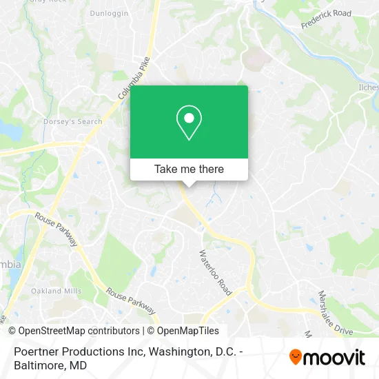 Mapa de Poertner Productions Inc