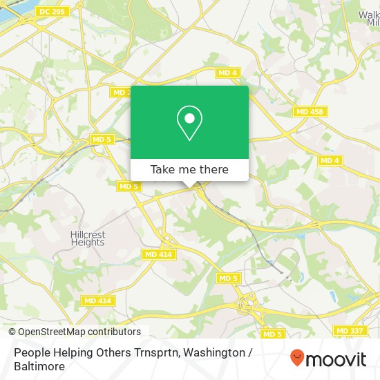 Mapa de People Helping Others Trnsprtn
