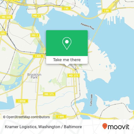 Kramer Logistics map