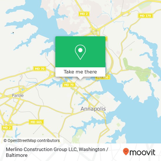 Mapa de Merlino Construction Group LLC
