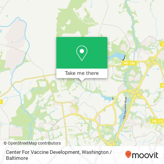 Mapa de Center For Vaccine Development