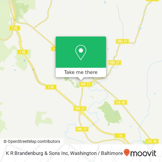 K R Brandenburg & Sons Inc map