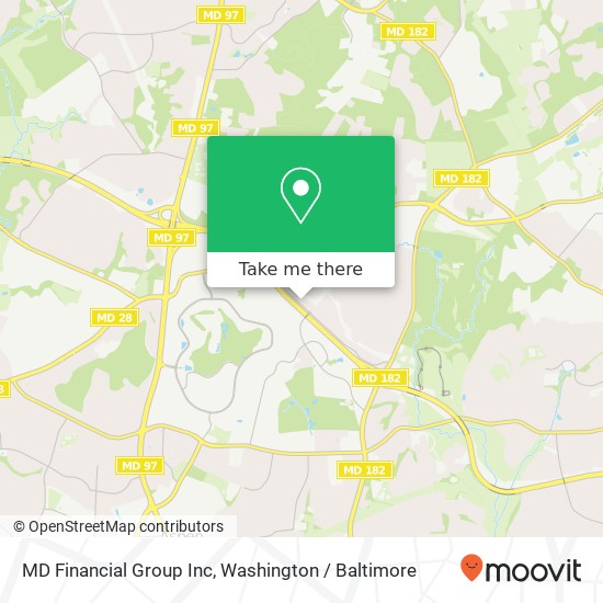 MD Financial Group Inc map