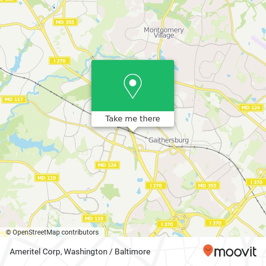 Mapa de Ameritel Corp