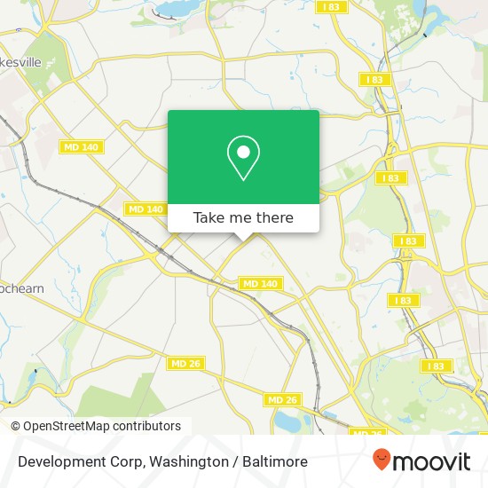 Development Corp map