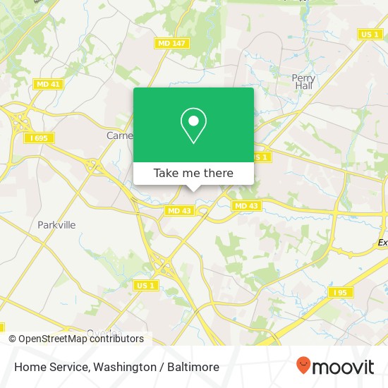 Home Service map