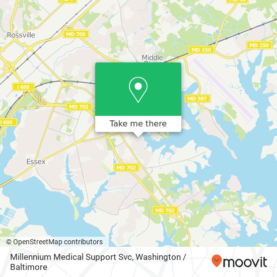 Millennium Medical Support Svc map