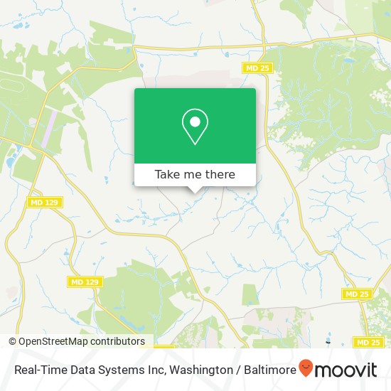 Mapa de Real-Time Data Systems Inc