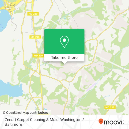 Mapa de Zenart Carpet Cleaning & Maid