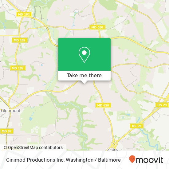 Cinimod Productions Inc map