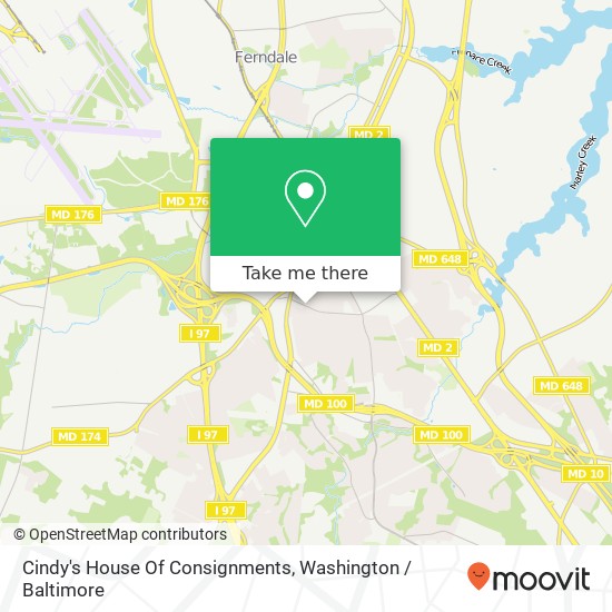 Cindy's House Of Consignments map