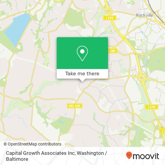 Capital Growth Associates Inc map