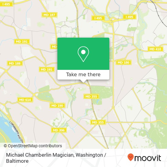 Michael Chamberlin Magician map