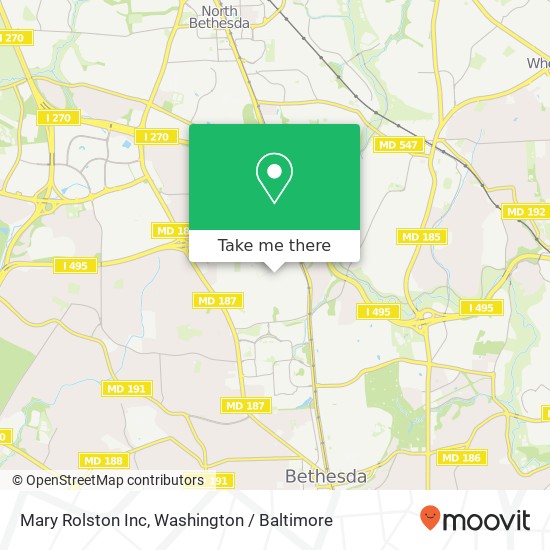 Mary Rolston Inc map