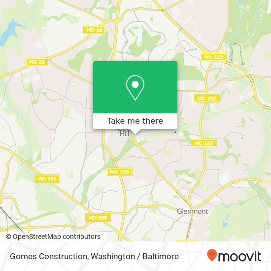 Mapa de Gomes Construction
