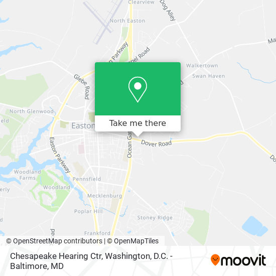 Chesapeake Hearing Ctr map