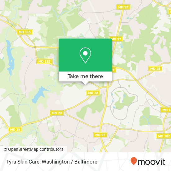 Tyra Skin Care map