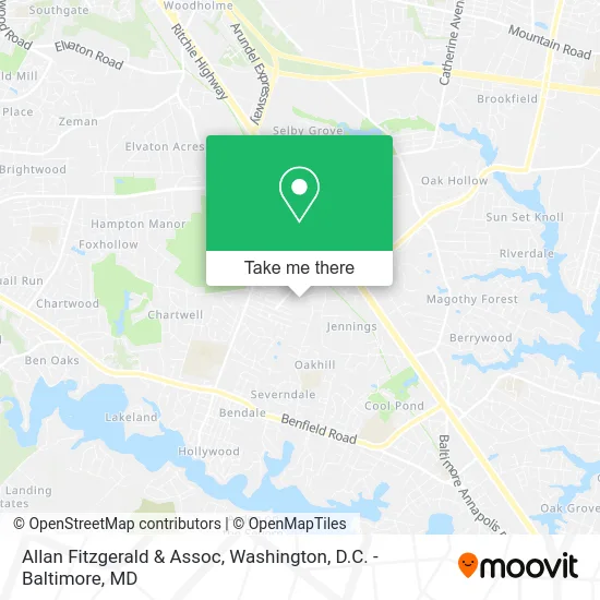 Allan Fitzgerald & Assoc map