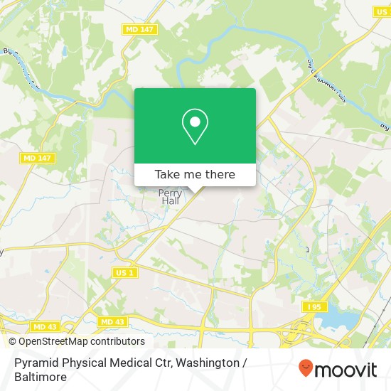 Pyramid Physical Medical Ctr map