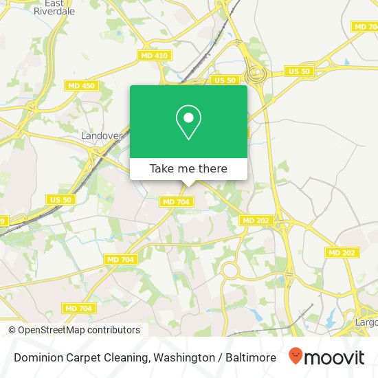 Mapa de Dominion Carpet Cleaning