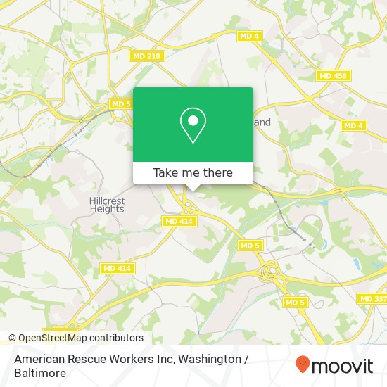 Mapa de American Rescue Workers Inc