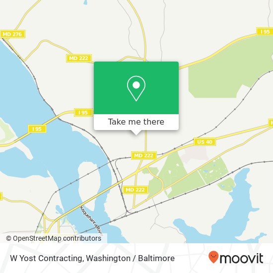 W Yost Contracting map