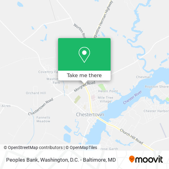 Peoples Bank map