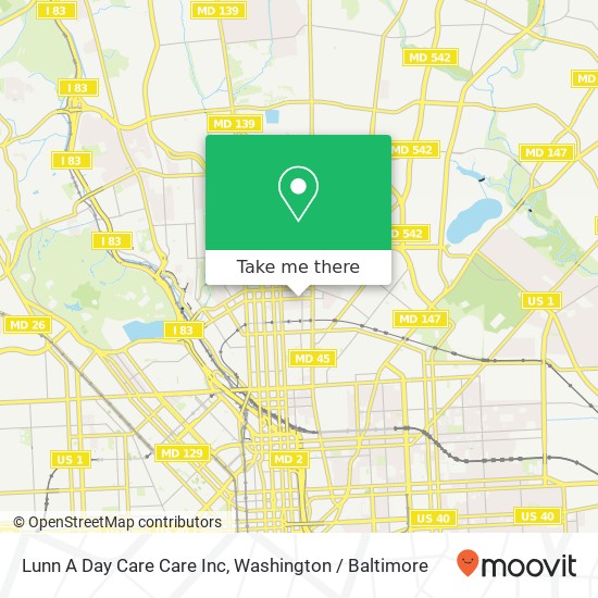 Mapa de Lunn A Day Care Care Inc