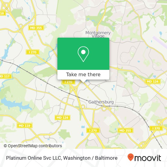 Platinum Online Svc LLC map