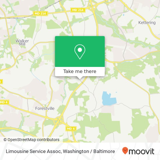 Limousine Service Assoc map