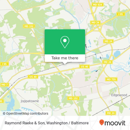 Raymond Raeke & Son map