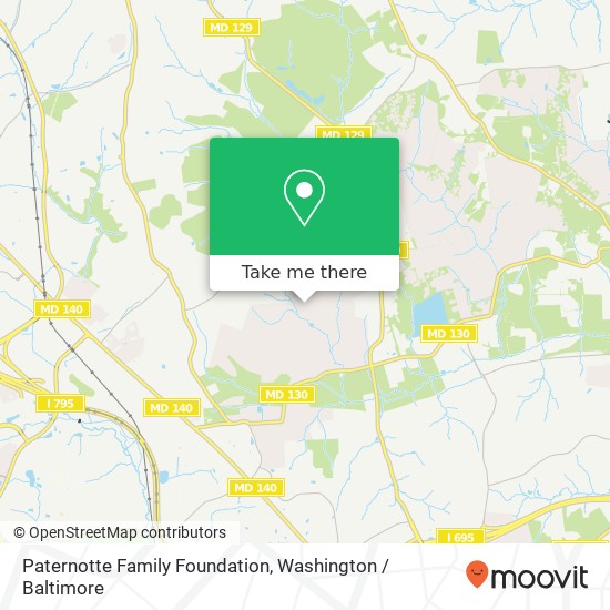 Paternotte Family Foundation map