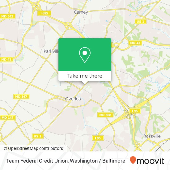 Team Federal Credit Union map