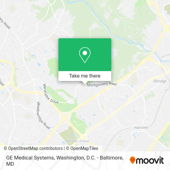 GE Medical Systems map