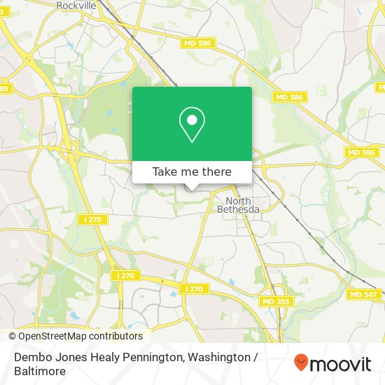 Mapa de Dembo Jones Healy Pennington