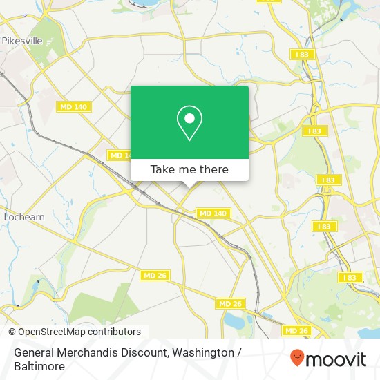 General Merchandis Discount map