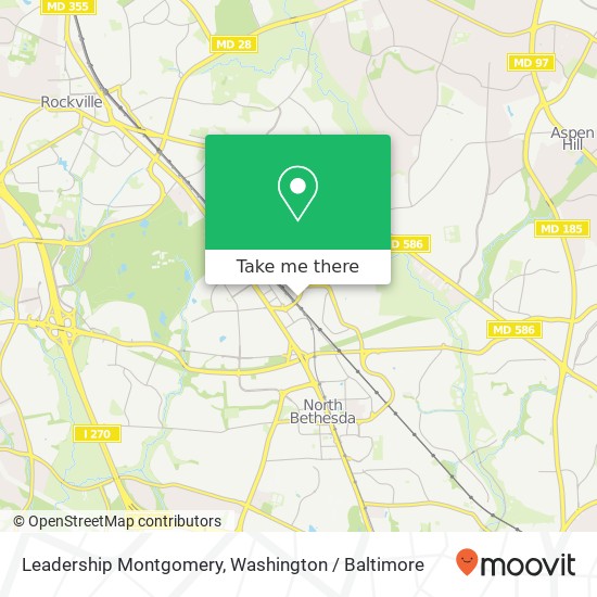 Mapa de Leadership Montgomery