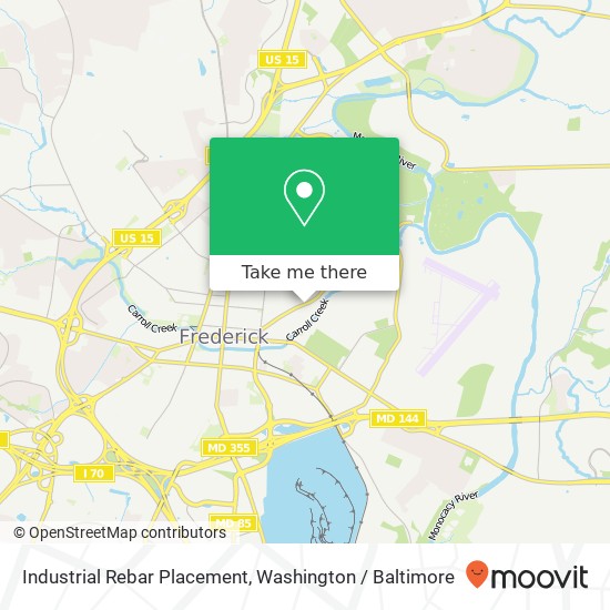 Mapa de Industrial Rebar Placement