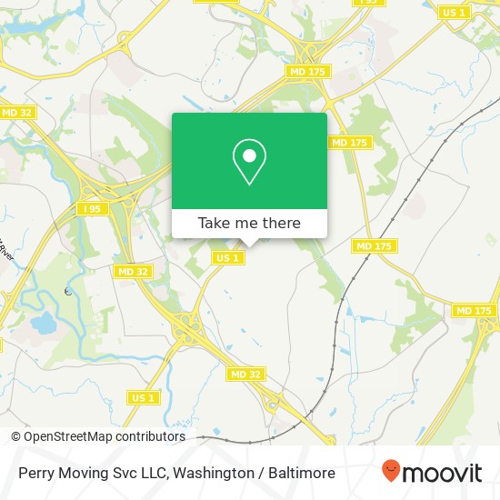 Mapa de Perry Moving Svc LLC