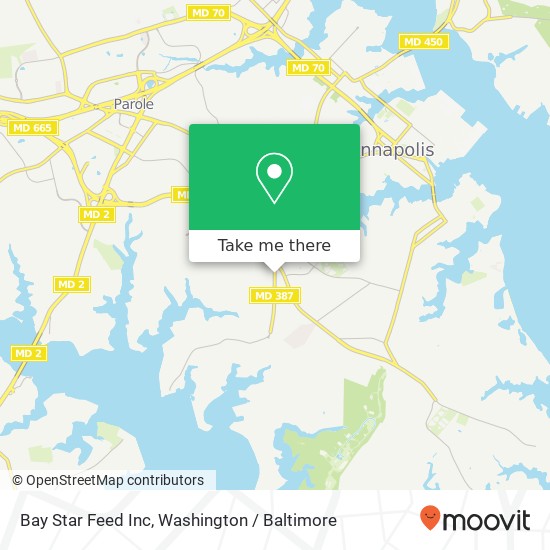 Bay Star Feed Inc map