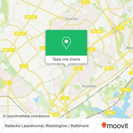 Radecke Laundromat map