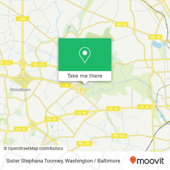 Mapa de Sister Stephana Toomey