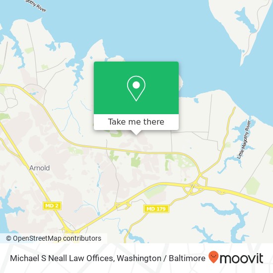 Michael S Neall Law Offices map