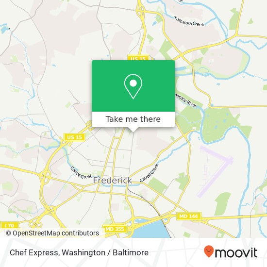 Mapa de Chef Express