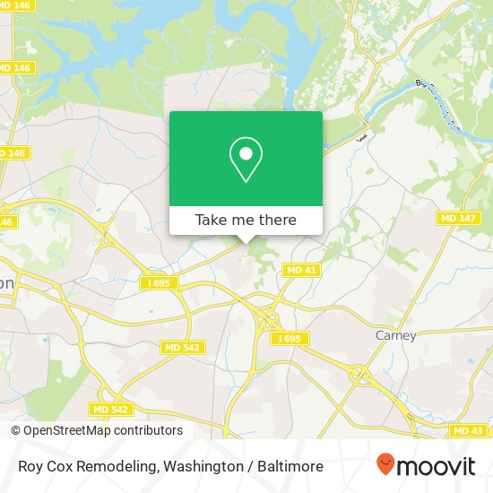 Mapa de Roy Cox Remodeling