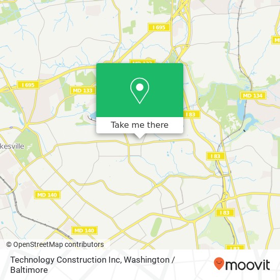 Mapa de Technology Construction Inc
