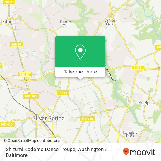 Mapa de Shizumi Kodomo Dance Troupe