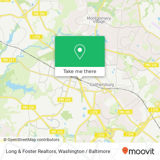 Long & Foster Realtors map